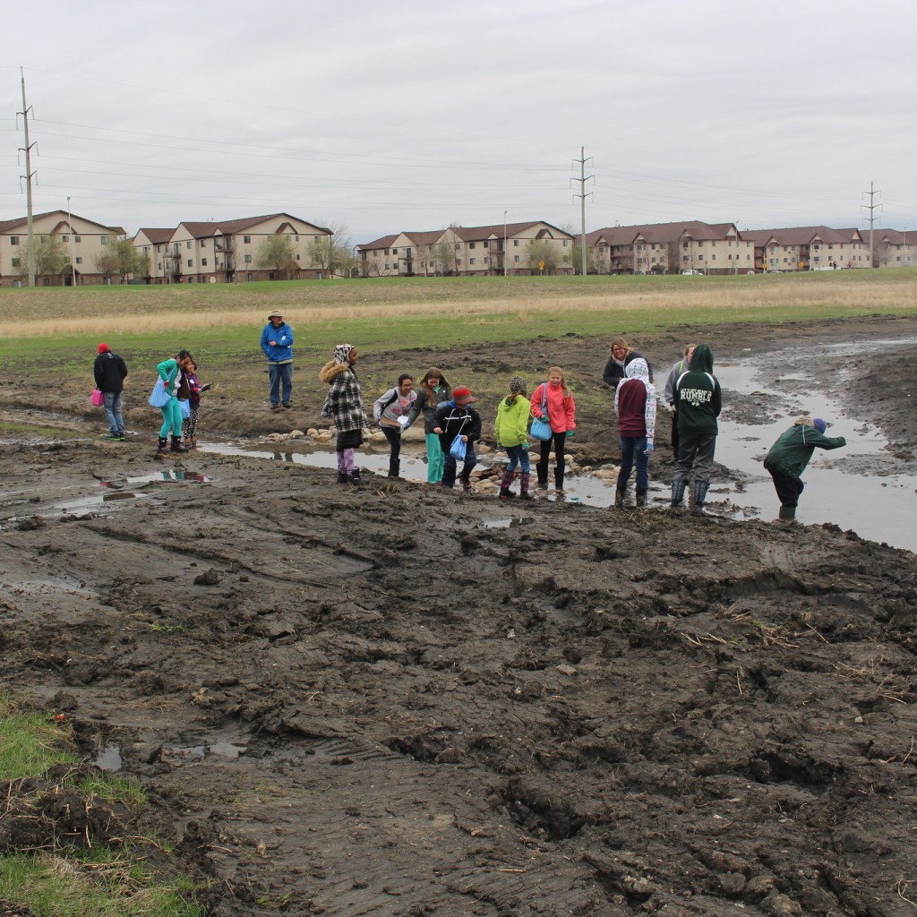 5th Graders experienced first hand the World Garden Commons is not a park, yet enjoyed the natural environment, and acknowledged it's o.k. get dirty and wet.