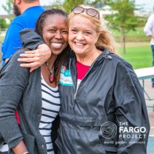 Pictured: Friends and community advocates Laetitia Hellerud & Darci Asche